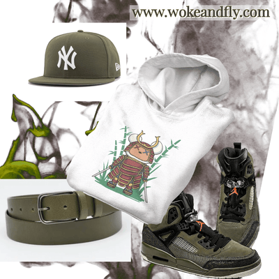 wokeandfly Logo-Graphic Pullover Hoodie Quantum the Space Bear Samurai-MEN NEW YORK T SHIRT