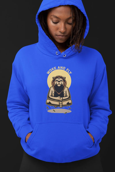 wokeandfly Shirts & Tops Logo-Graphic Pullover Hoodie Meta Lion-women NEW YORK T SHIRT